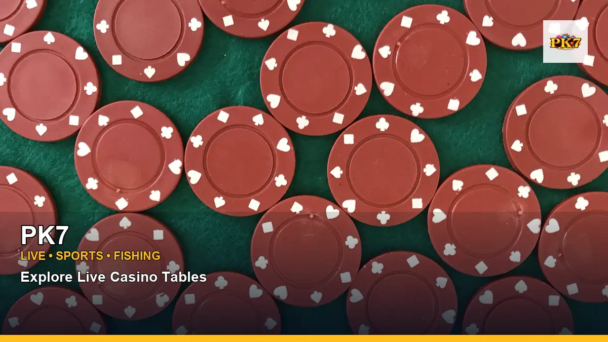 PK7 live casino tables for Philippine players
